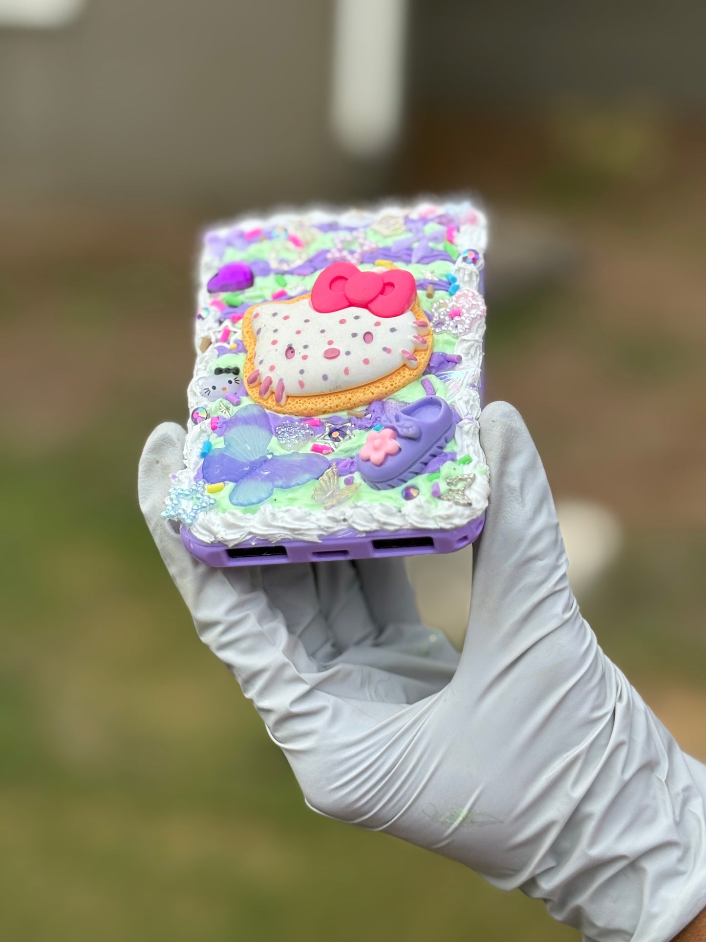 Custom Hello Kitty Power Bank🔋💜