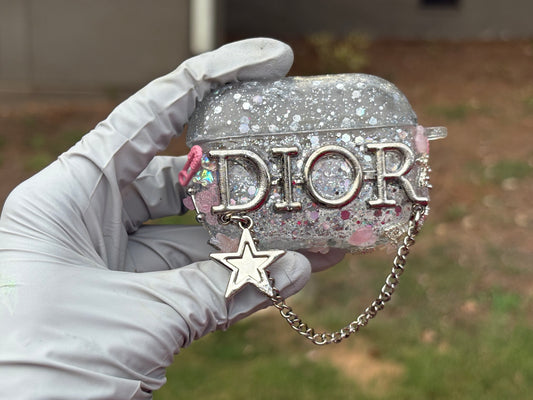 Custom Designer AirPod Case🩶🎀 (TPU protection Case)