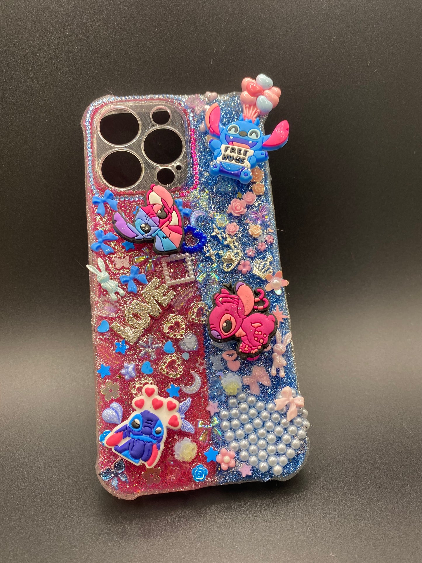 Stitch&Angel🩷💙 Themed case iPhone 15pro