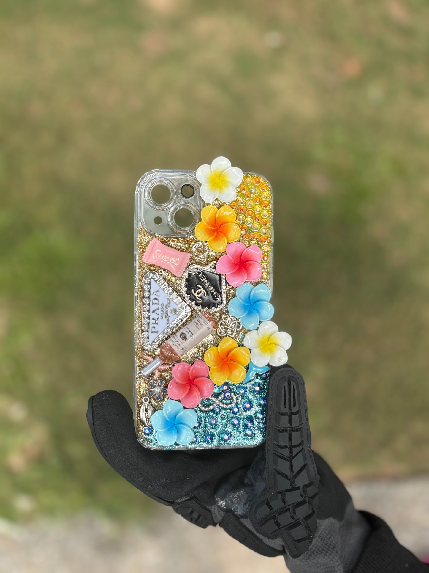 Sunset Beach 🌅 🌺🩵 iPhone 13/14 case