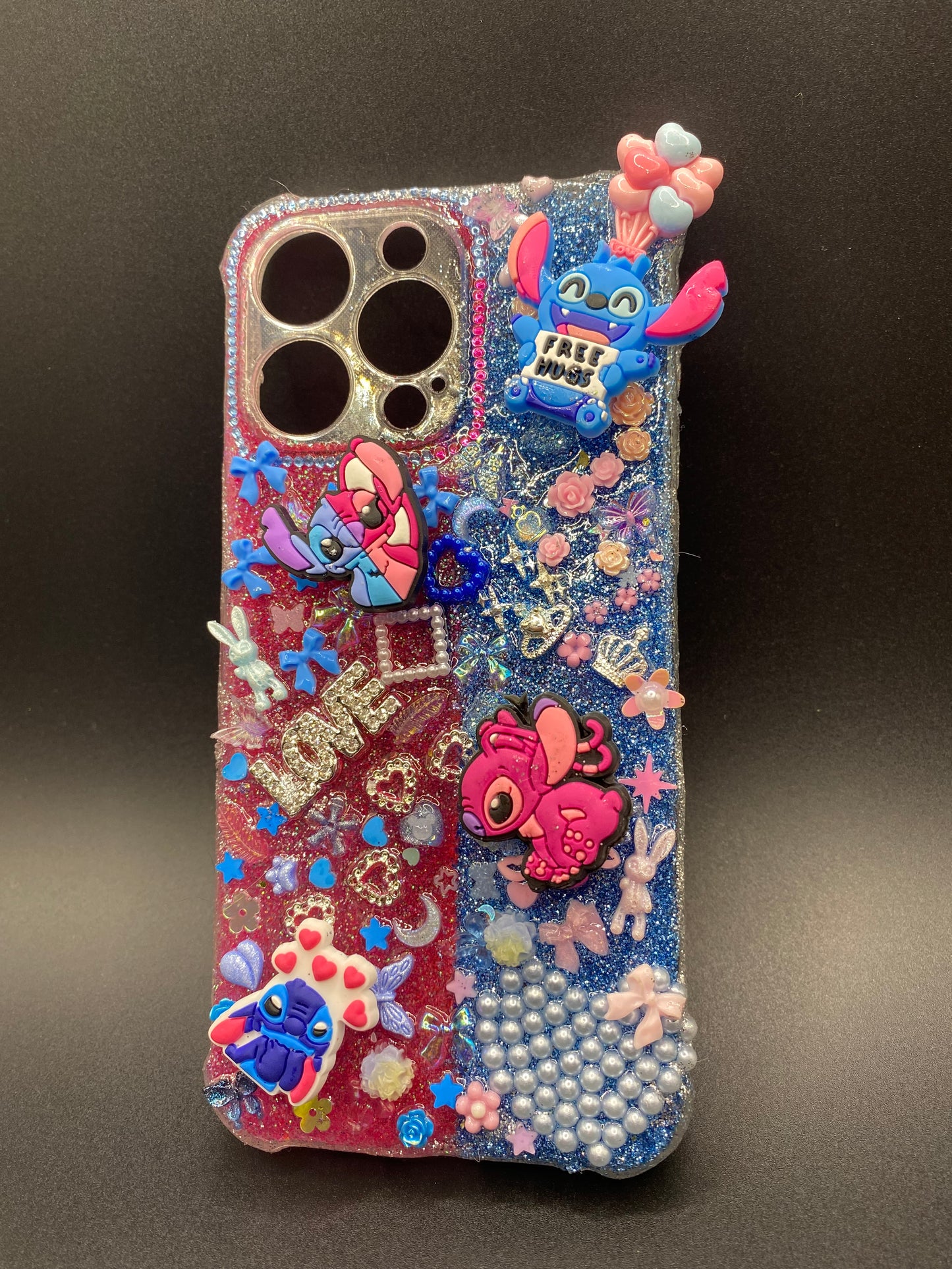 Stitch&Angel🩷💙 Themed case iPhone 15pro