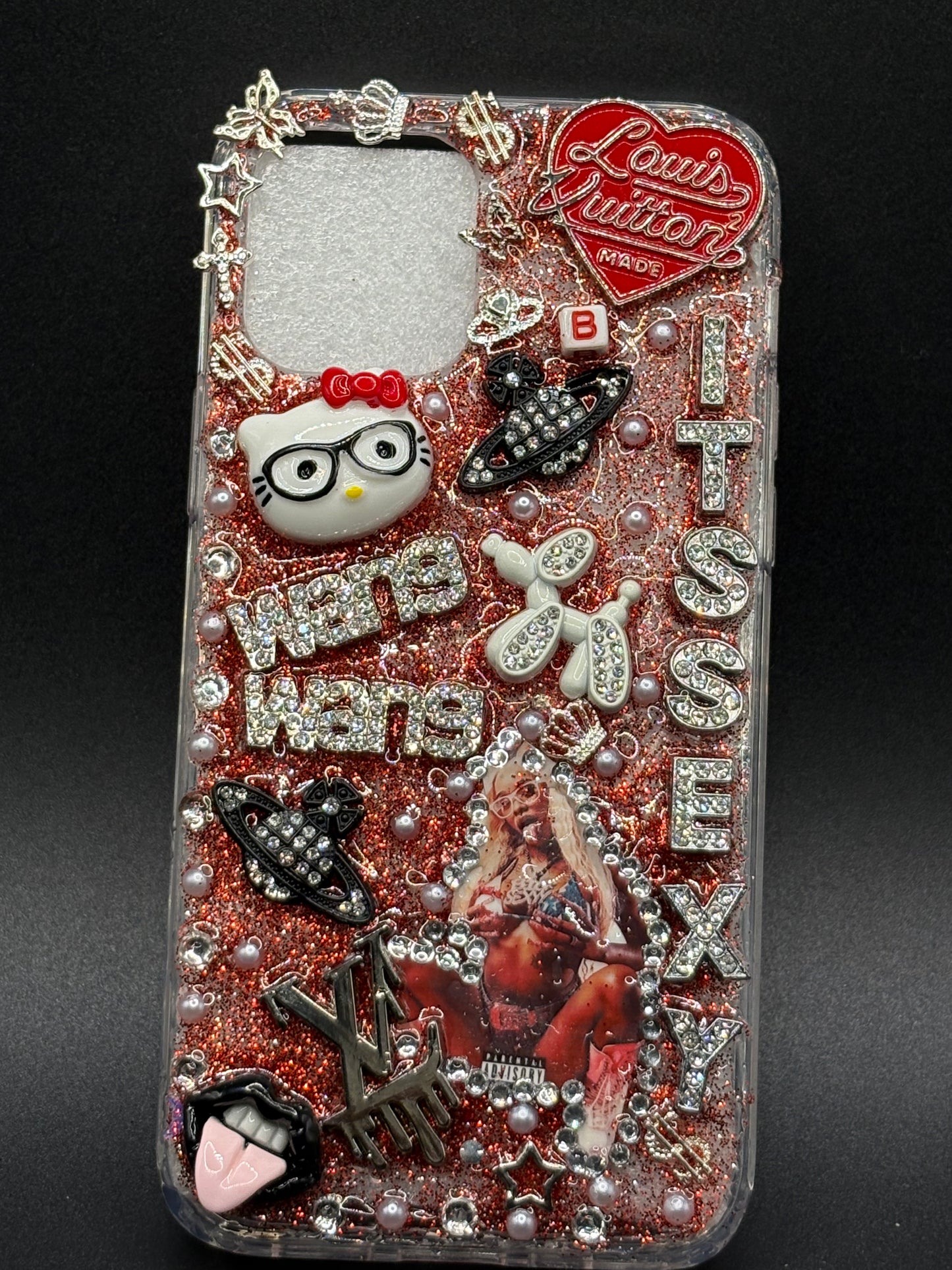 Sexy Red Luxe Case💋🖤 iPhone 12/12Pro